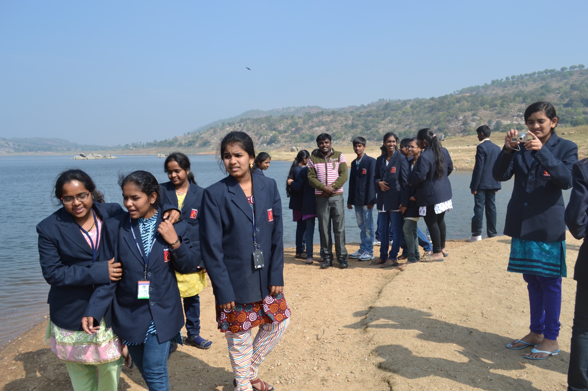 Educational Tour โ Students by the Lakeside